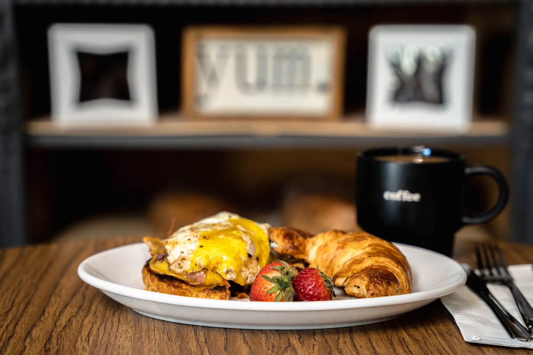 Belly Buster breakfast sandwich